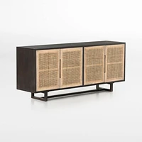 Libby 72" Black Credenza