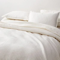 Pure Linen Warm White Queen Sheet Set