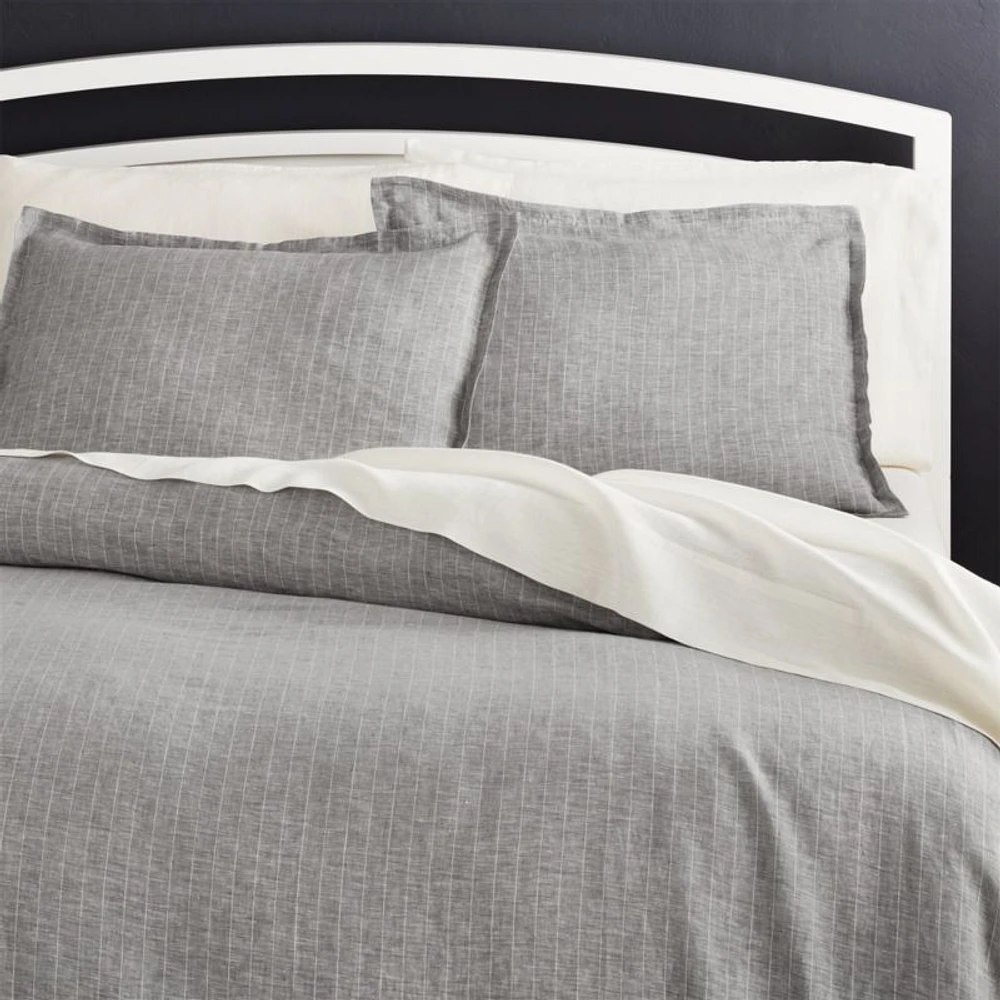 Pure Linen Warm White Queen Sheet Set