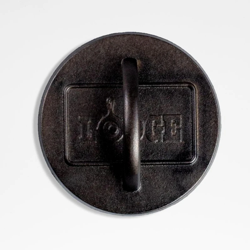 Lodge ® 6.25" Seasoned Cast Iron Burger Press