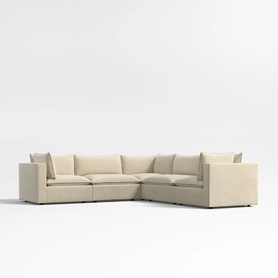 Lotus Deep Modular -Piece L-Shaped Sectional Sofa