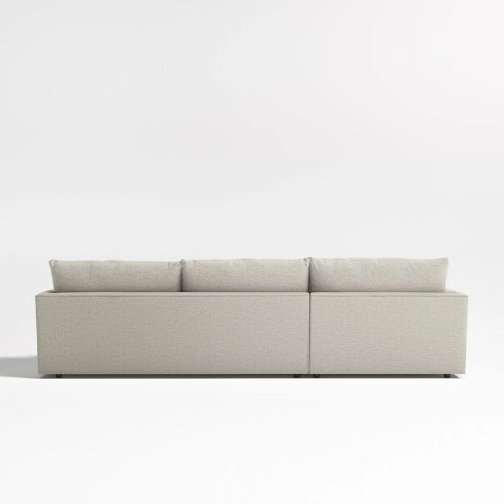 Lounge Deep 2-Piece Sectional Sofa with Chaise Lounge