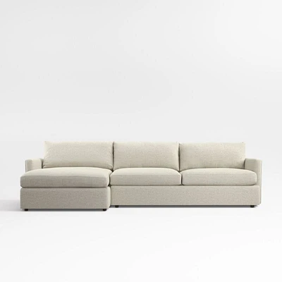 Lounge Deep 2-Piece Sectional Sofa with Chaise Lounge