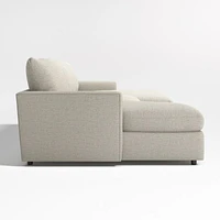 Lounge Deep 3-Piece U-Shaped Sectional Sofa with Double Chaise Lounge