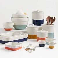 Maeve Dipped Ceramic Mixing Bowls, Set of 4