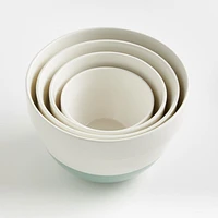 Maeve Dipped Ceramic Mixing Bowls, Set of 4
