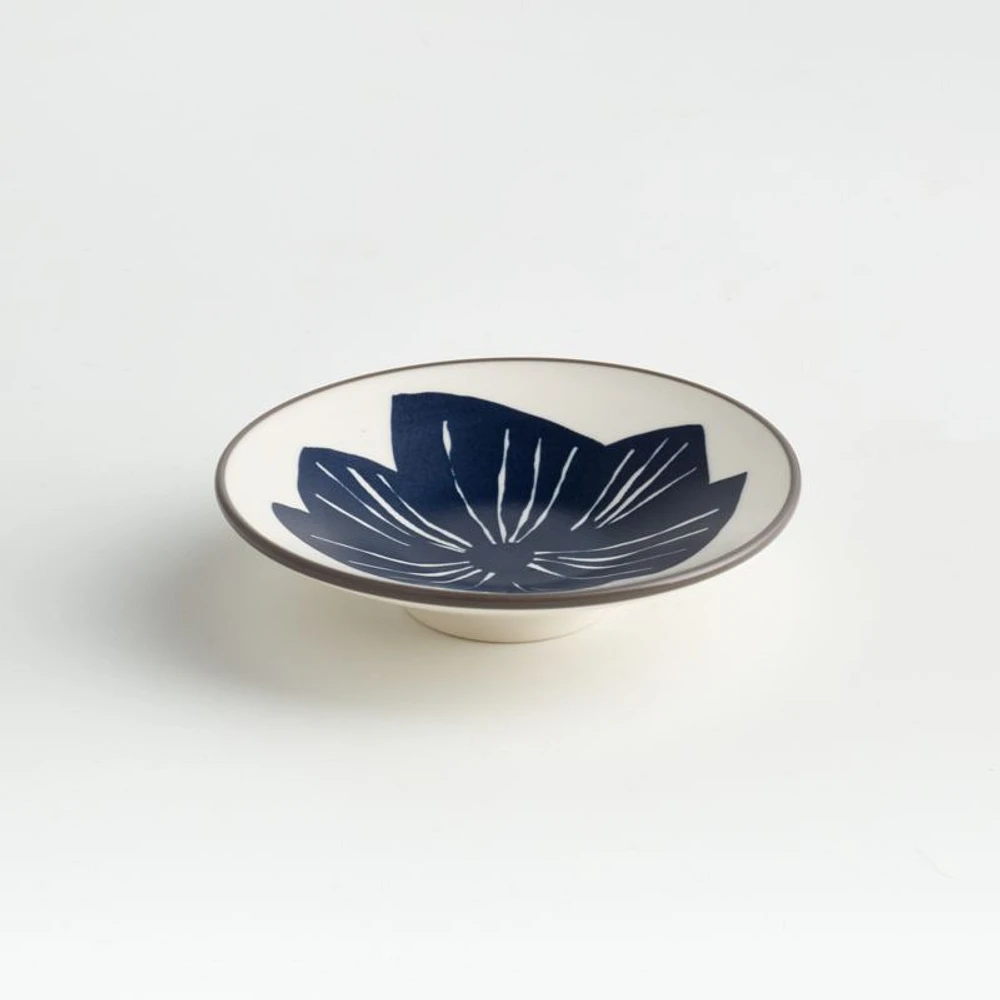 Mai Blue Floral Sauce Dish