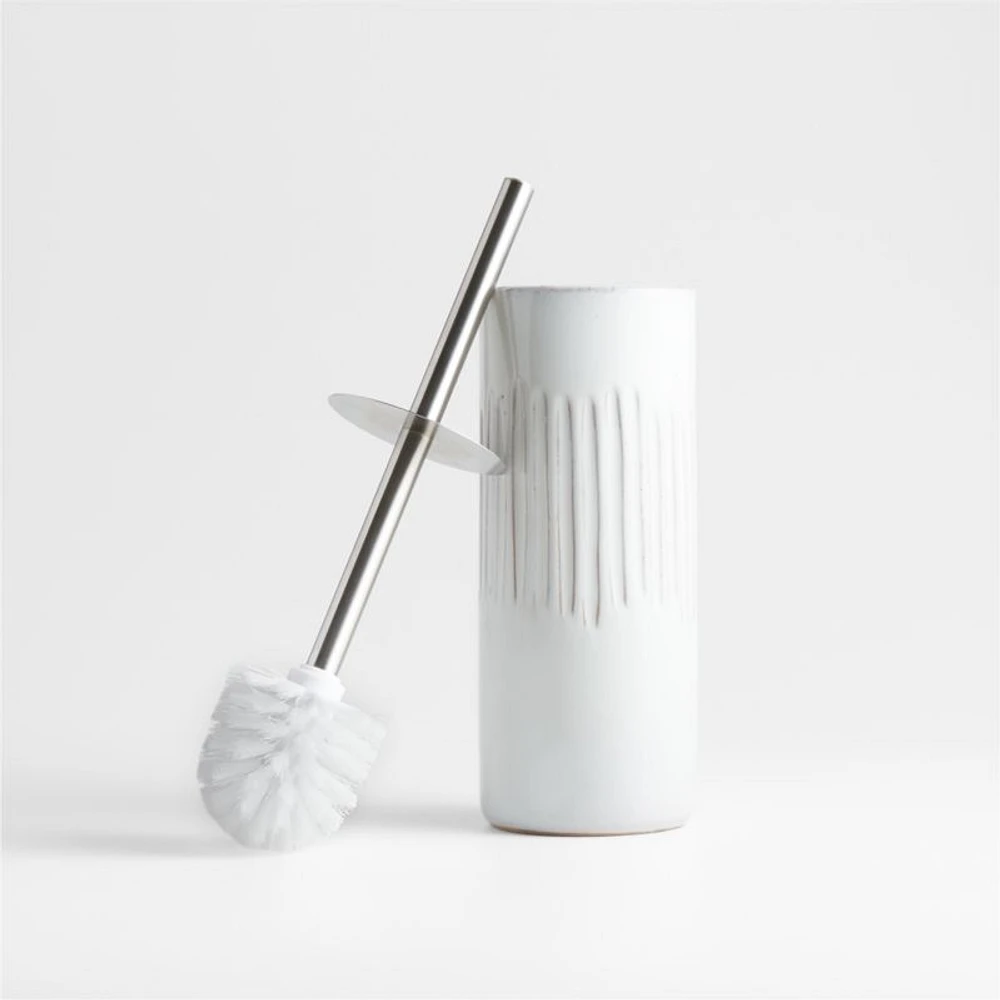 Marah White Ceramic Toilet Brush