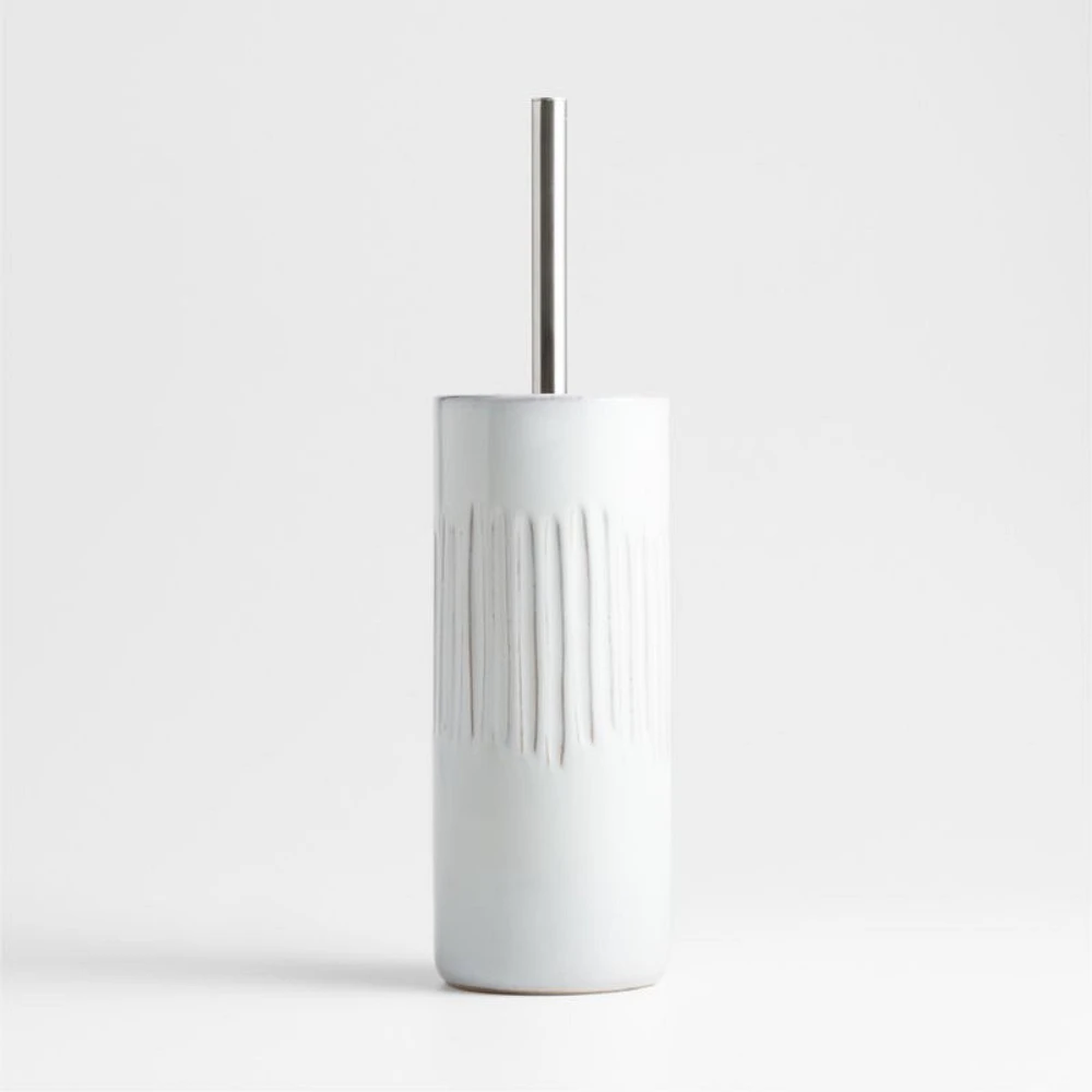 Marah White Ceramic Toilet Brush