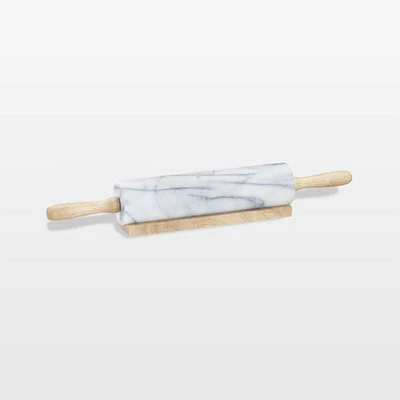 French Kitchen Marble Rolling Pin with Stand