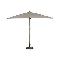 10' Rectangular Sunbrella ® Stone Outdoor Patio Umbrella Canopy