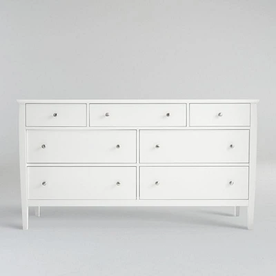 Mason 64" White 7-Drawer Dresser