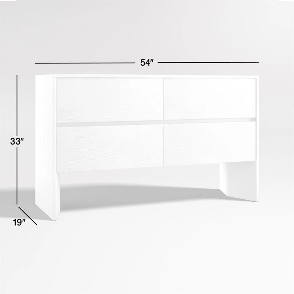 Mataro Black 4-Drawer Dresser
