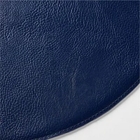 Maxwell Round Navy Blue Easy-Clean Placemat