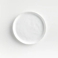 Mercer White Round Porcelain Appetizer Plates, Set of 8