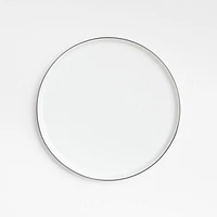 Mercer Black Rim Round Porcelain Salad Plate