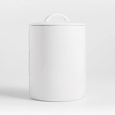 Mercer White Porcelain Large Canister