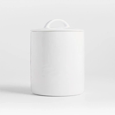 Mercer White Porcelain Medium Canister
