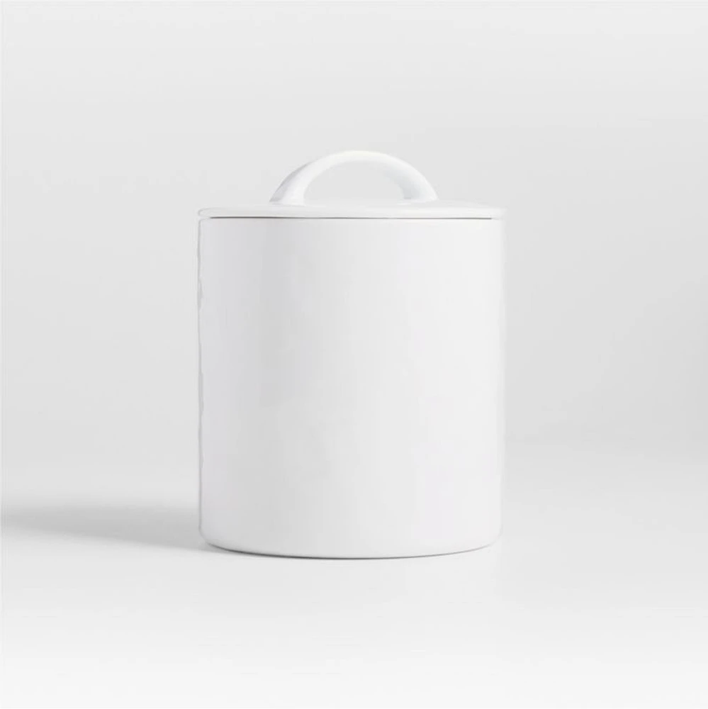 Mercer White Porcelain Small Canister