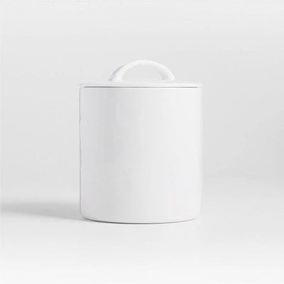 Mercer White Porcelain Small Canister