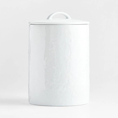 Mercer White Porcelain Extra-Large Canister