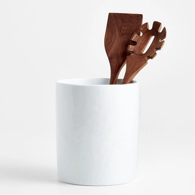 Mercer White Porcelain Utensil Holder