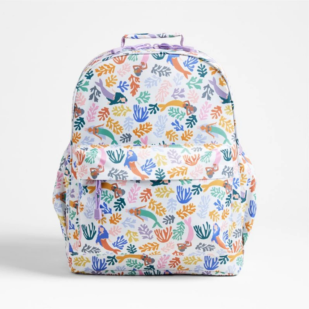 Mermaids Large Kids Backpack with Side Pockets