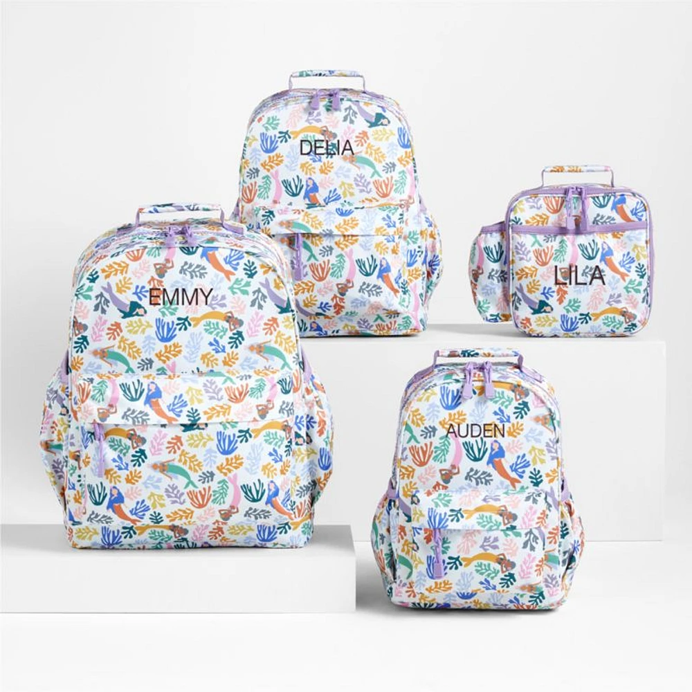 Mermaids Medium Kids Backpack with Side Pockets