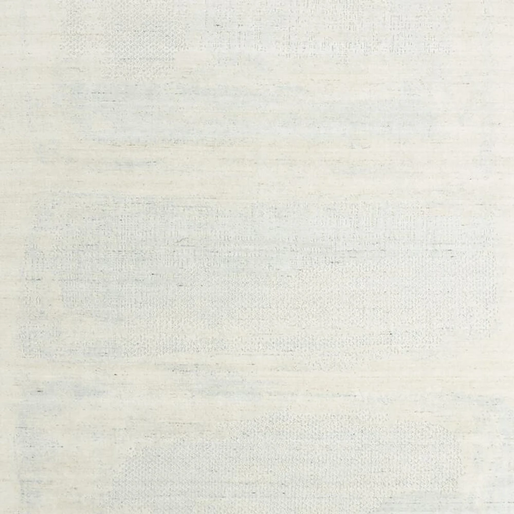 Milano Wool and Viscose Hand-Knotted Blue Area Rug 8'x10'