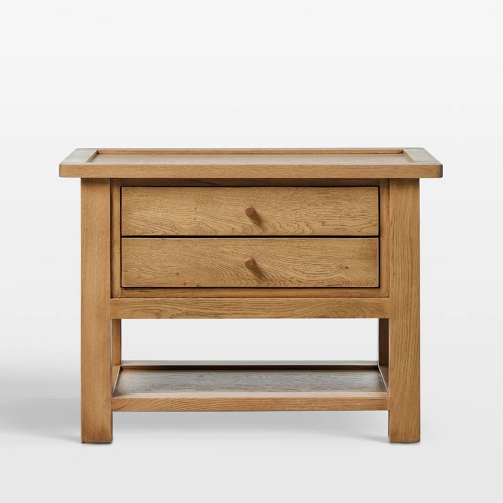 Millbrook 38" Natural Light Oak Nightstand