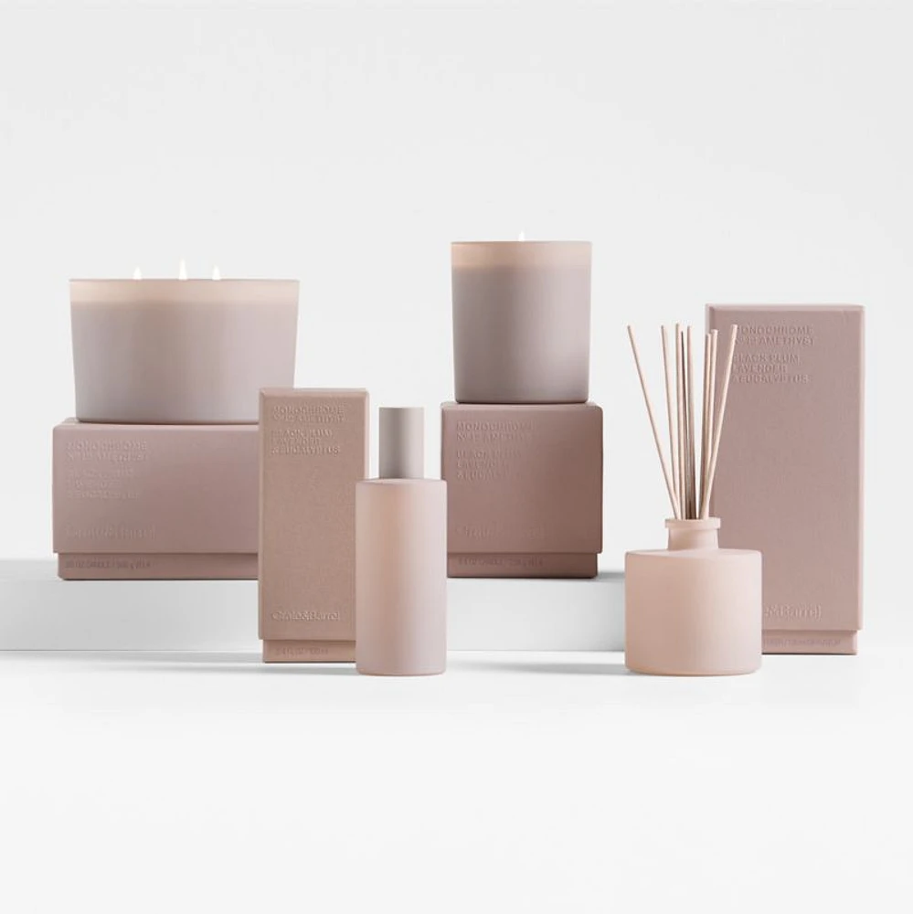 Monochrome No. 12 Amethyst Scented Reed Diffuser - Black Plum