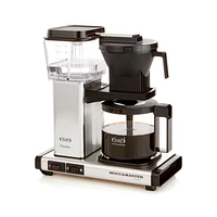 Moccamaster KBGV Select Glass Brewer 10-Cup Polished Silver Coffee Maker
