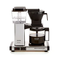 Moccamaster KBGV Select Glass Brewer 10-Cup Polished Silver Coffee Maker