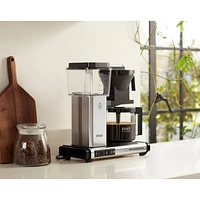 Moccamaster KBGV Select Glass Brewer 10-Cup Polished Silver Coffee Maker