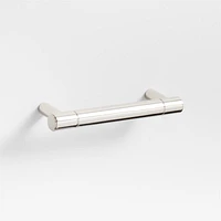 Modern 3" Flat-End Polished Chrome Cabinet Drawer Bar Pull