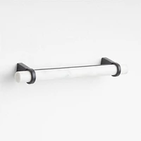 Modern Marble Black Cabinet Drawer Bar Pull 6"