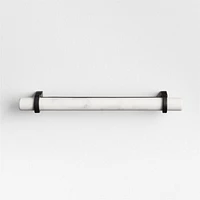 Modern Marble Black Cabinet Drawer Bar Pull 6"