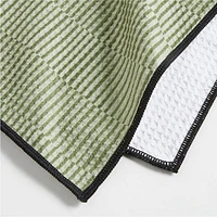 Modern Stripe Recycled Dish Towels, Set of 2
