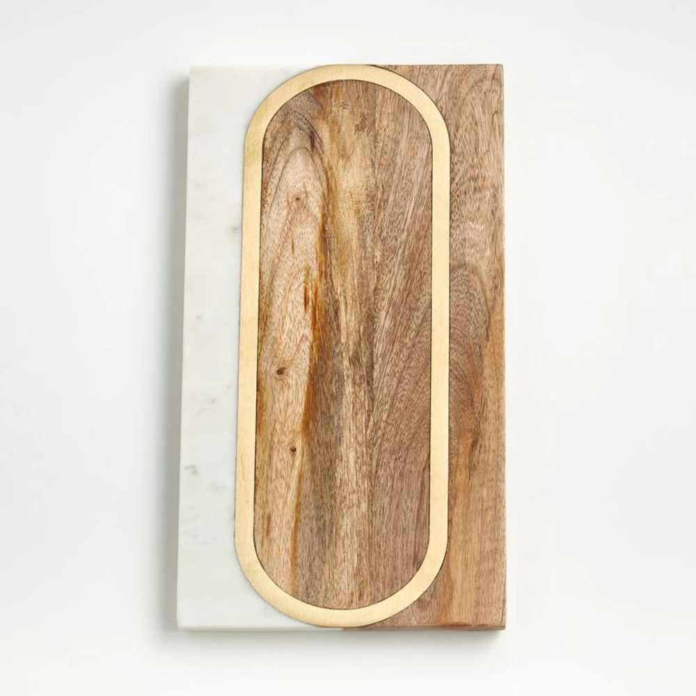 "O" Monogrammed Serving Board
