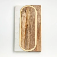 "O" Monogrammed Serving Board