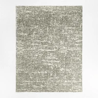 Montauban Wool Blend Handwoven Grey Rug 12"x18" Swatch