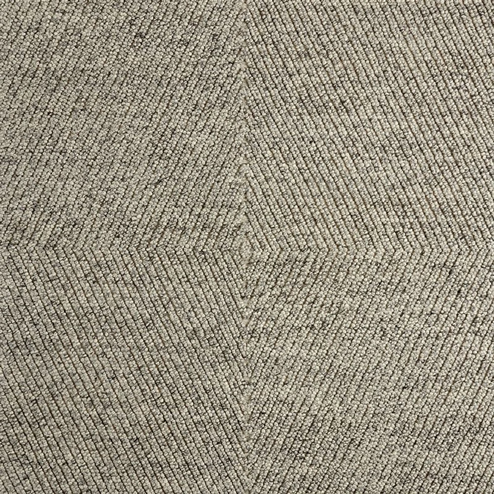 Montreal Wool Hand-Tufted Carbon Grey Area Rug 6'x9'