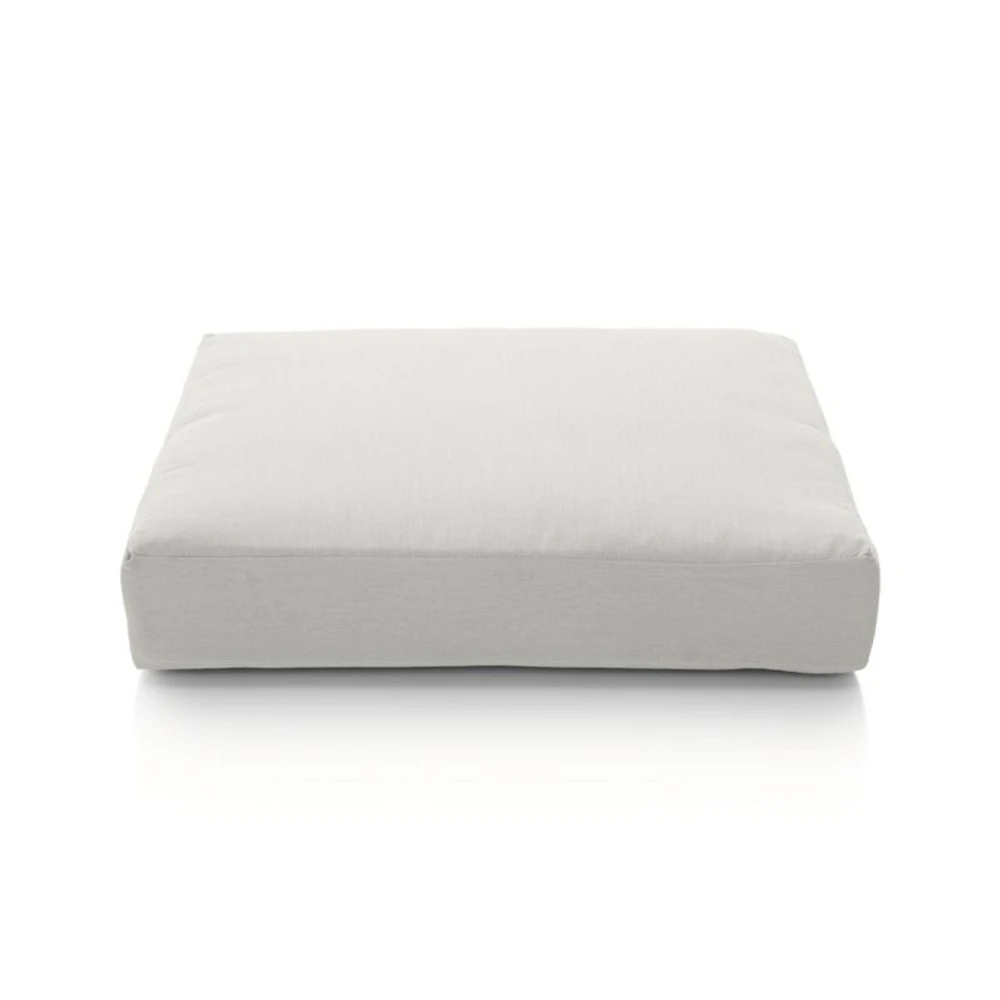 Morocco White Sunbrella ® Ottoman Cushion