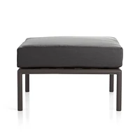 Morocco Charcoal Sunbrella ® Ottoman Cushion