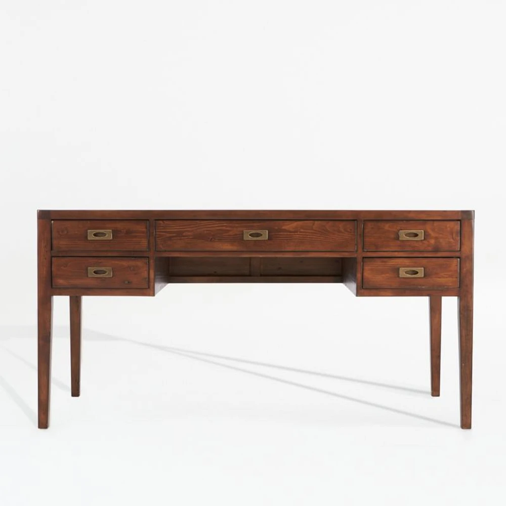 Morris 60" Chocolate Brown Desk