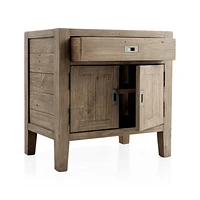 Morris Ash Grey Nightstand