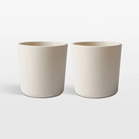 Mushie 2-Pack Ivory Dinnerware Cups