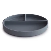 Mushie Blue Suction Silicone Plate