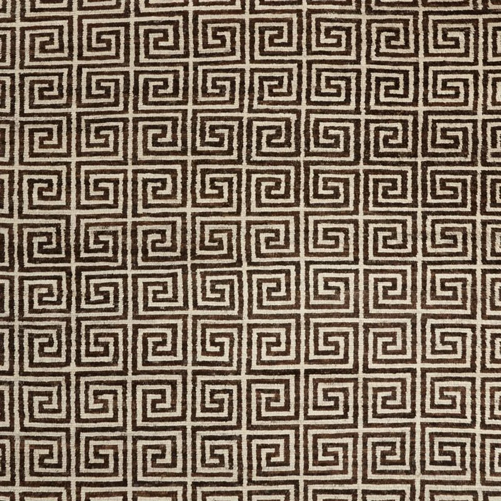 Mykonos Wool Hand-Knotted Espresso Brown Area Rug 10'x14'
