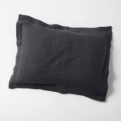 Aire Natural Hemp Midnight Navy Standard Bed Pillow Sham